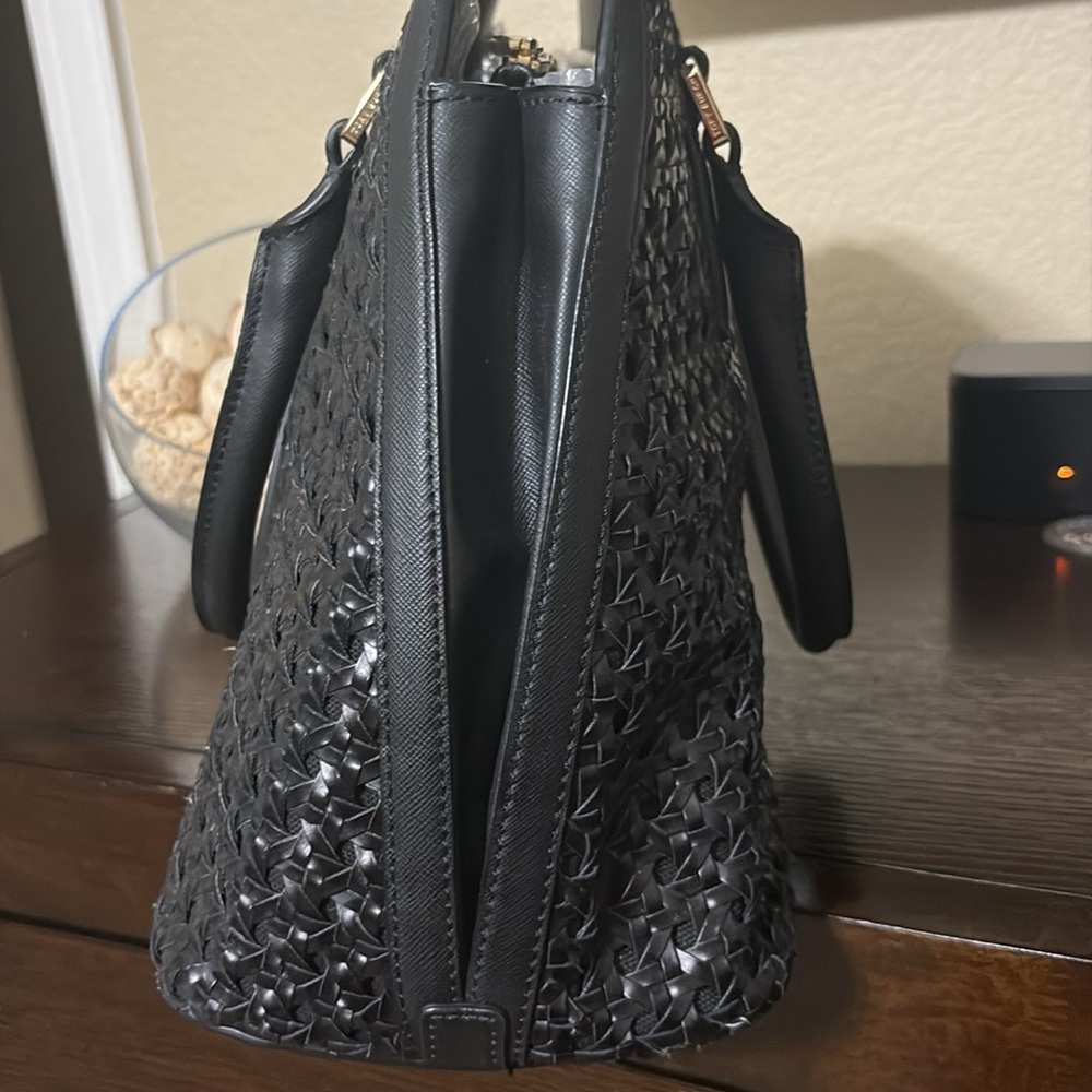 Tory Burch Robinson Reva Woven Dome Satchel - Picture 3 of 10
